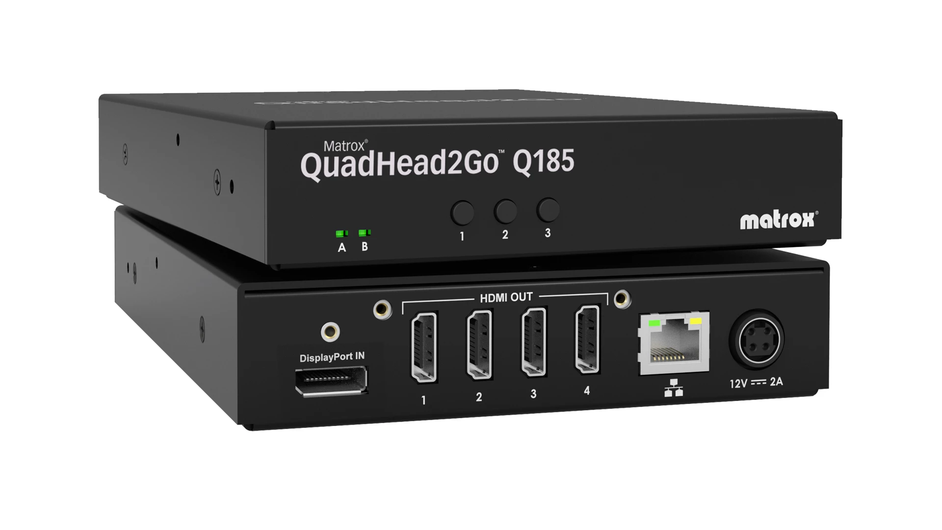 Matrox QuadHead2Go Q185 daudzmonitoru kontrolleris /
