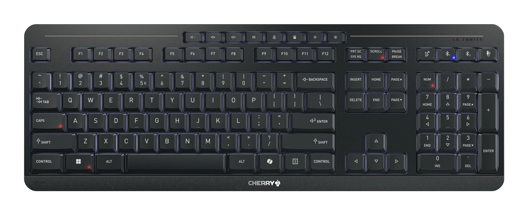 Tastatūra Cherry Stream Ultimate — pilna