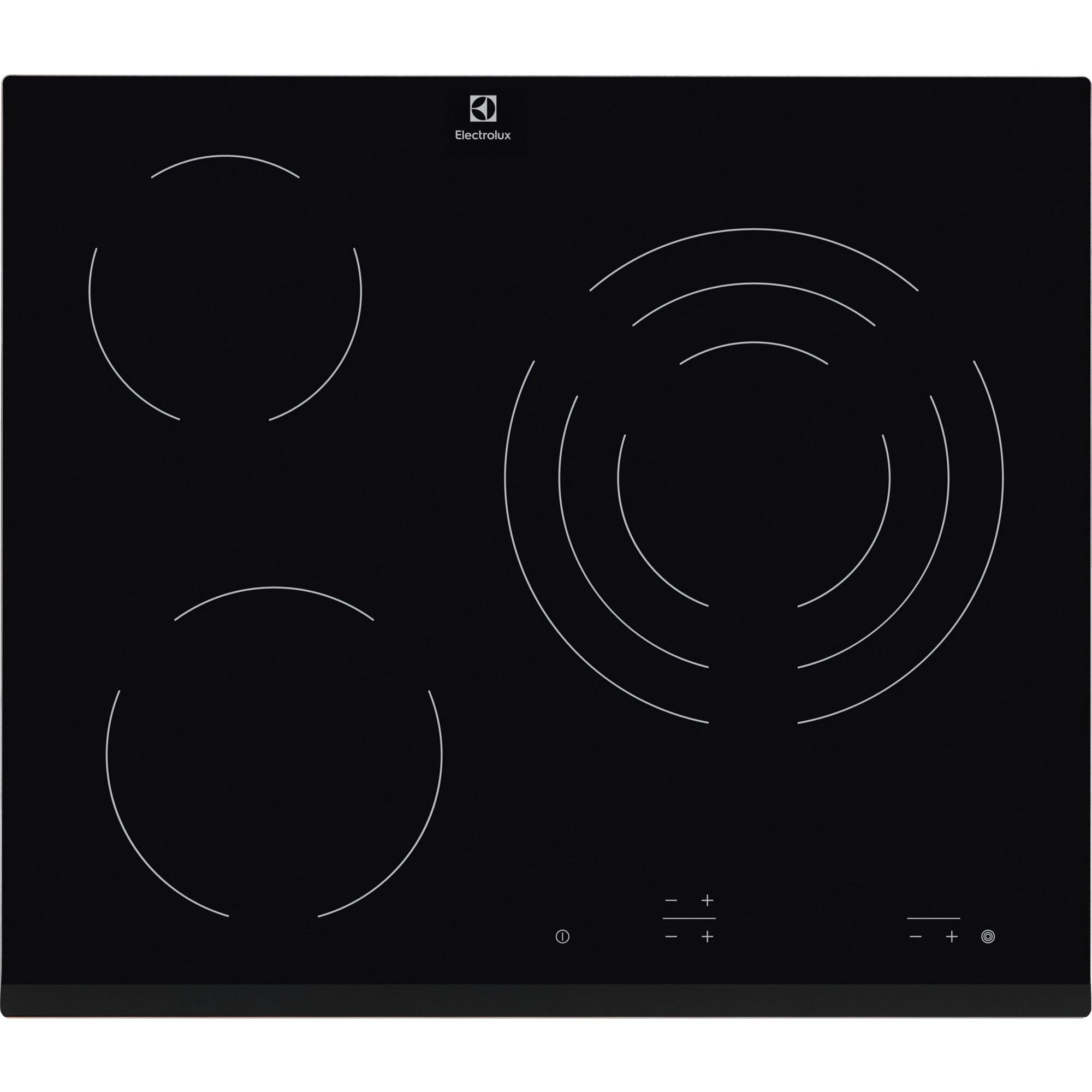 Electrolux EHF6232FOK Melna 60 cm Keramikas