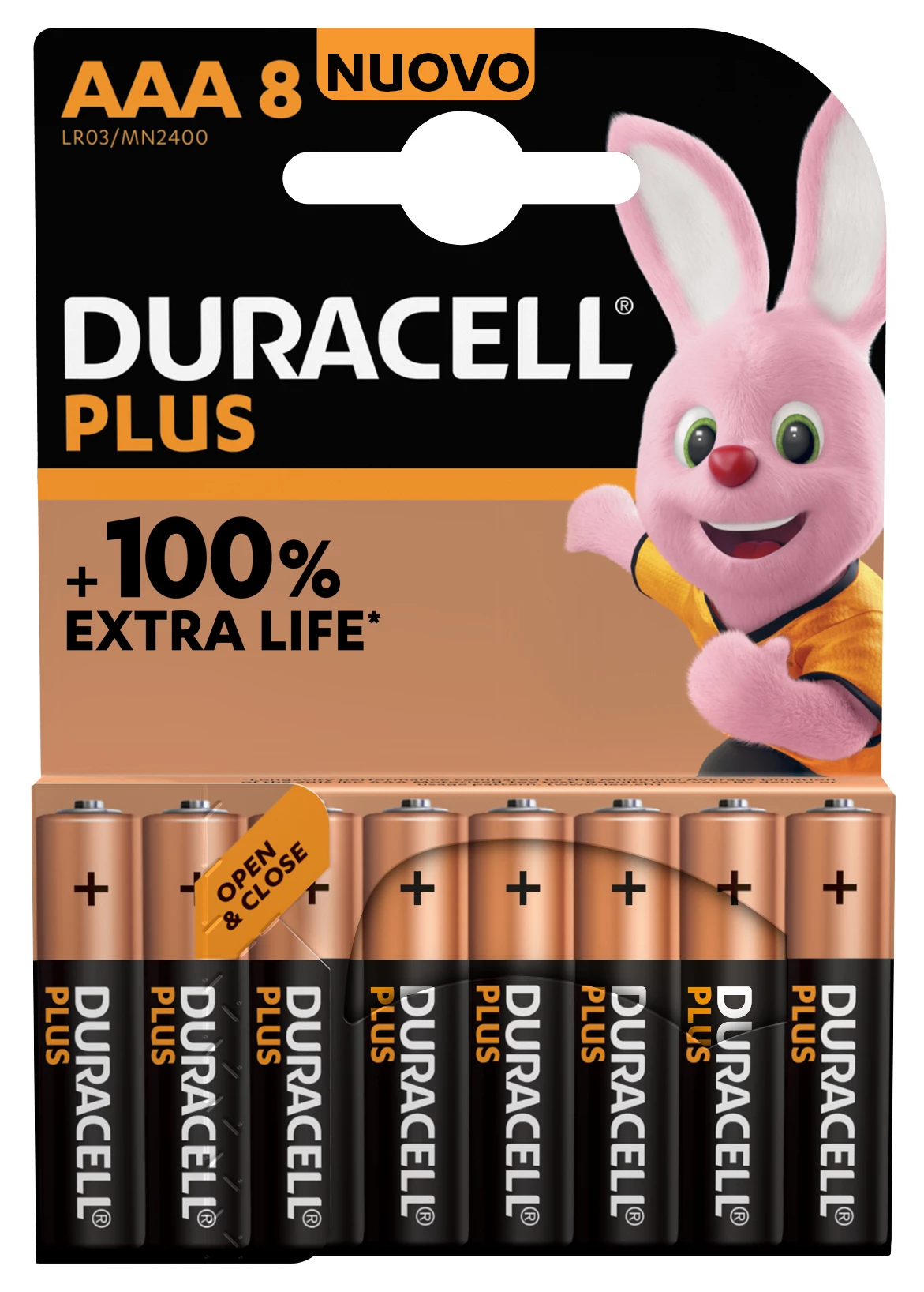Duracell Plus 100 AAA vienreizējās lietošanas
