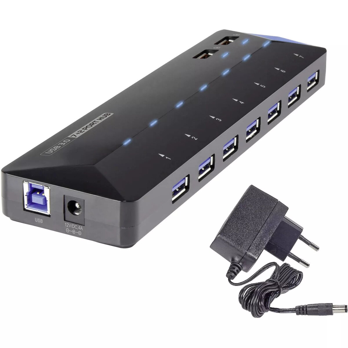 Renkforce 1268678 USB 3.0 hubs