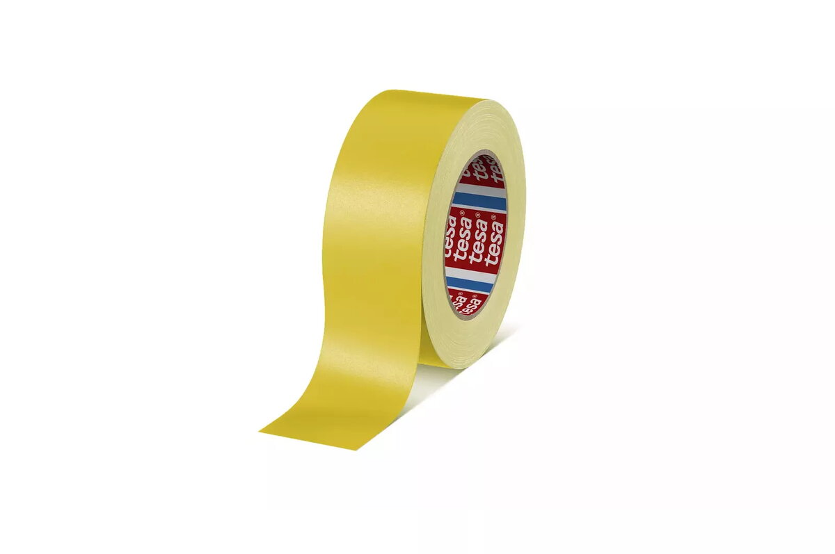 Auduma līmlente TESA 4651, dzeltena, 19