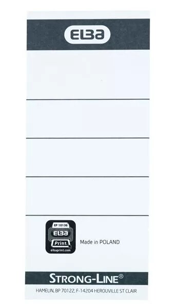 Elba 400087754 mugurkaula etiķetes 10 gab