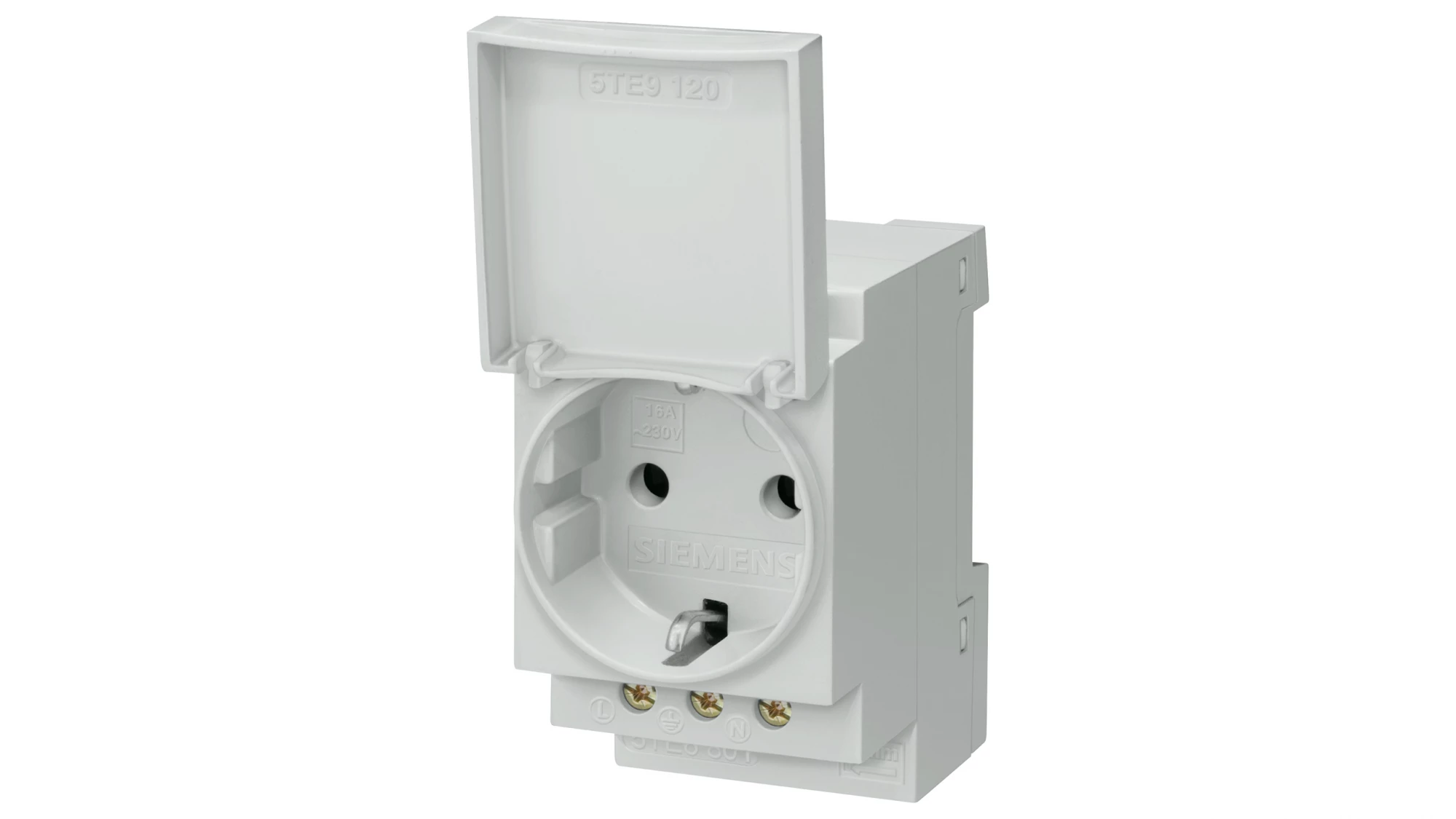 Siemens 5TE6801 kontaktligzda F tipa pelēka
