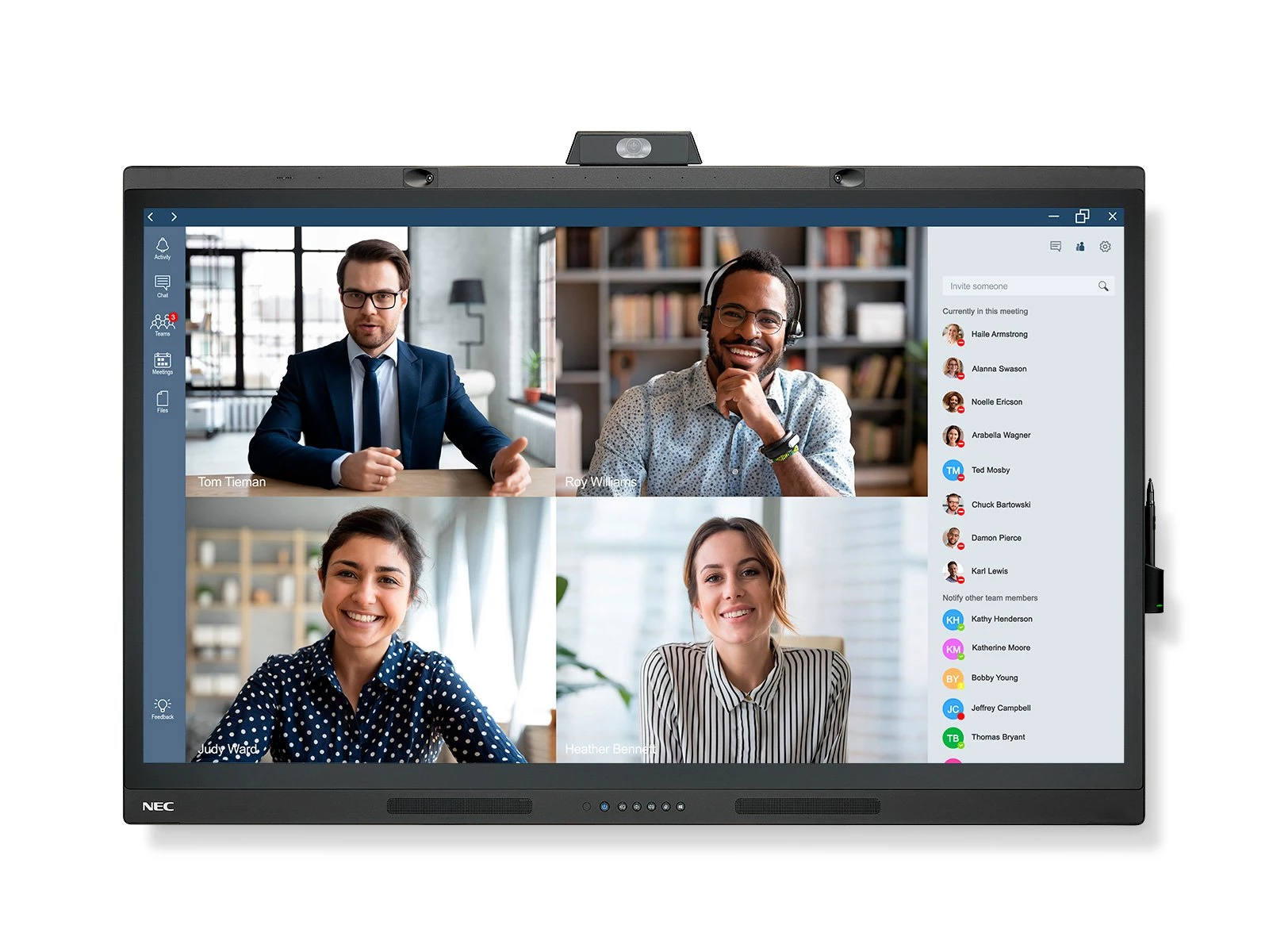 NEC WD551 interaktīvā tāfele 139.7