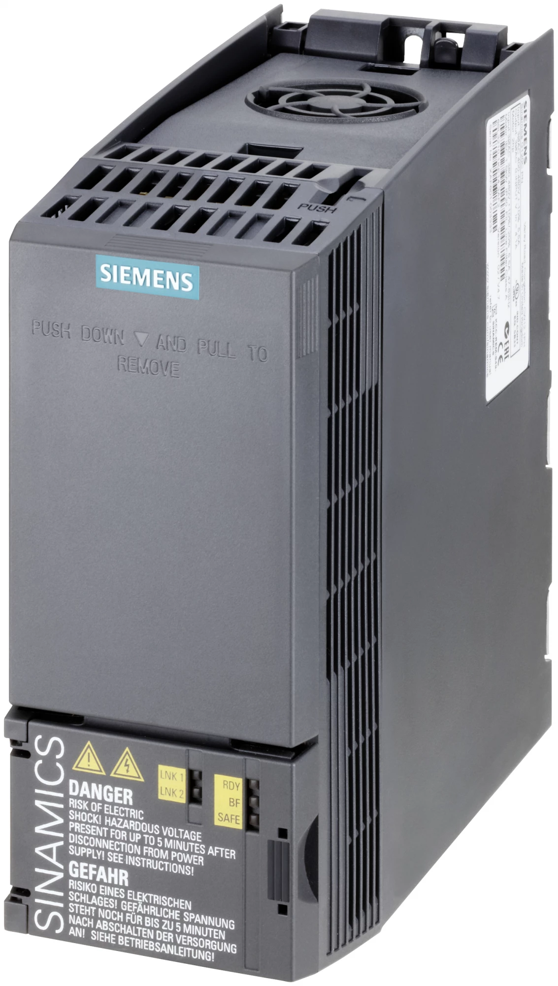 Siemens 6SL3210-1KE12-3AF2 frekvences pārveidotājs/barošanas avots iekštelpām