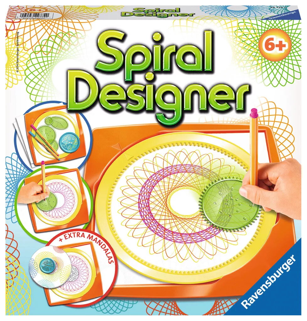 Bērnu spirogrāfs Ravensburger 297740 ar trafaretu