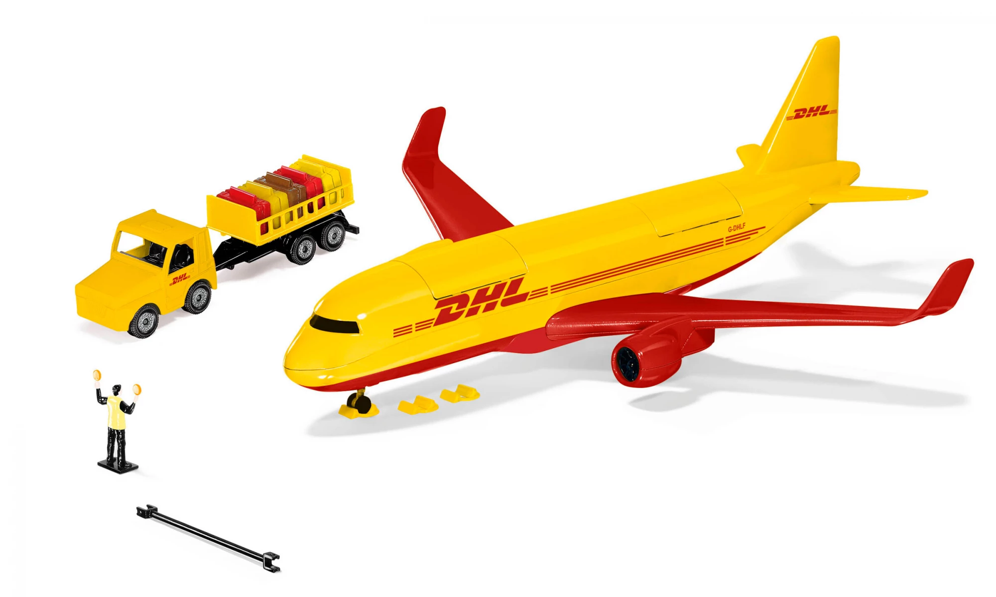 Siku DHL kravas lidmašīna ar aksesuāriem