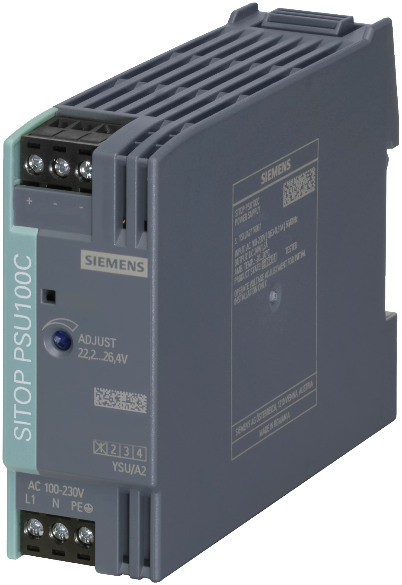 Siemens 6EP1321-5BA00 barošanas avots/invertors iekštelpām, daudzkrāsains
