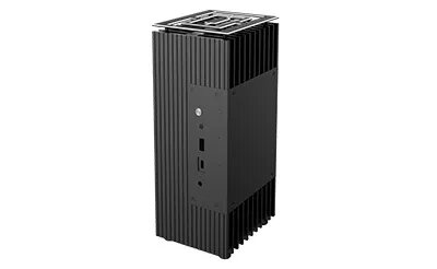 PC korpuss Akasa A-NUC52-M1B Cube Melns