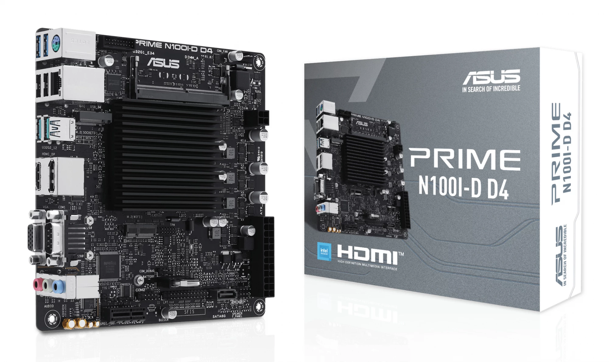 Mātesplate ASUS PRIME N100I-D D4, Intel
