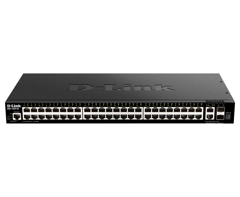 D-Link 48 portu Gigabit kaudzējams viedais