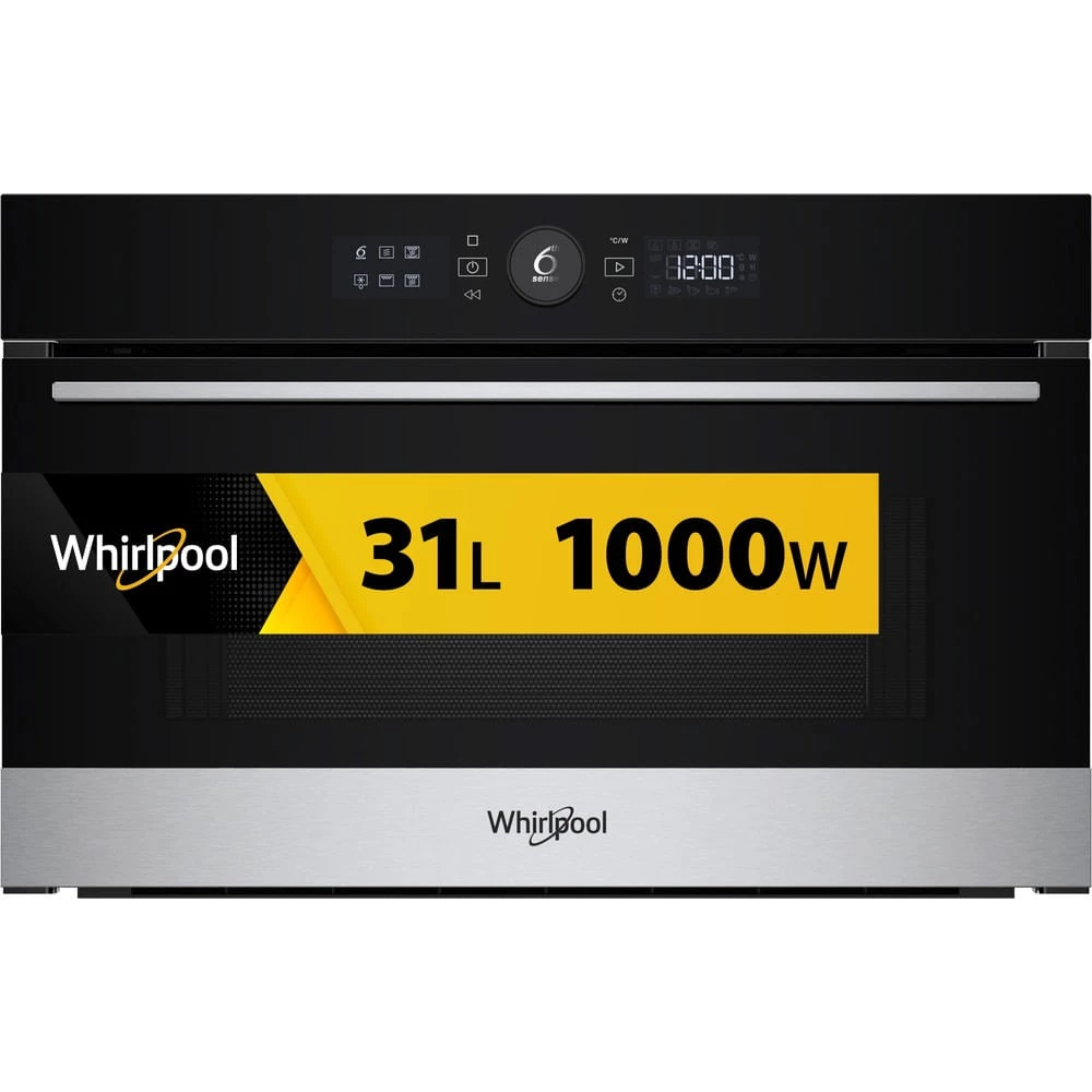 Whirlpool WMD54MX melns, nerūsējošais tērauds Grill