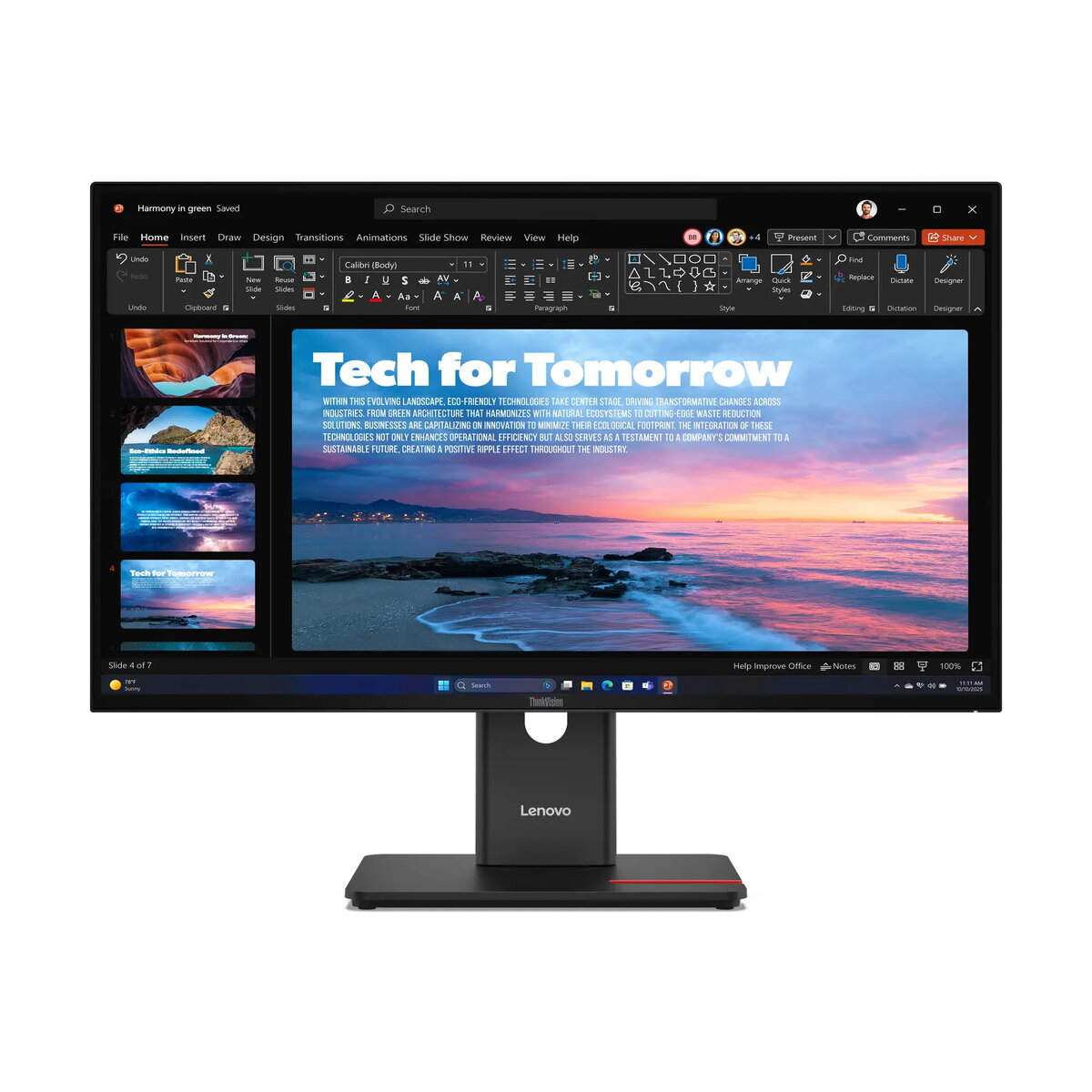 Monitors Lenovo ThinkVision T27QD-40 27 collu