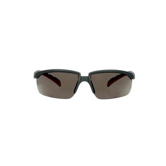 Aizsargbrilles 3M S2002SGAF-RED, plastmasa, pelēka/sarkana