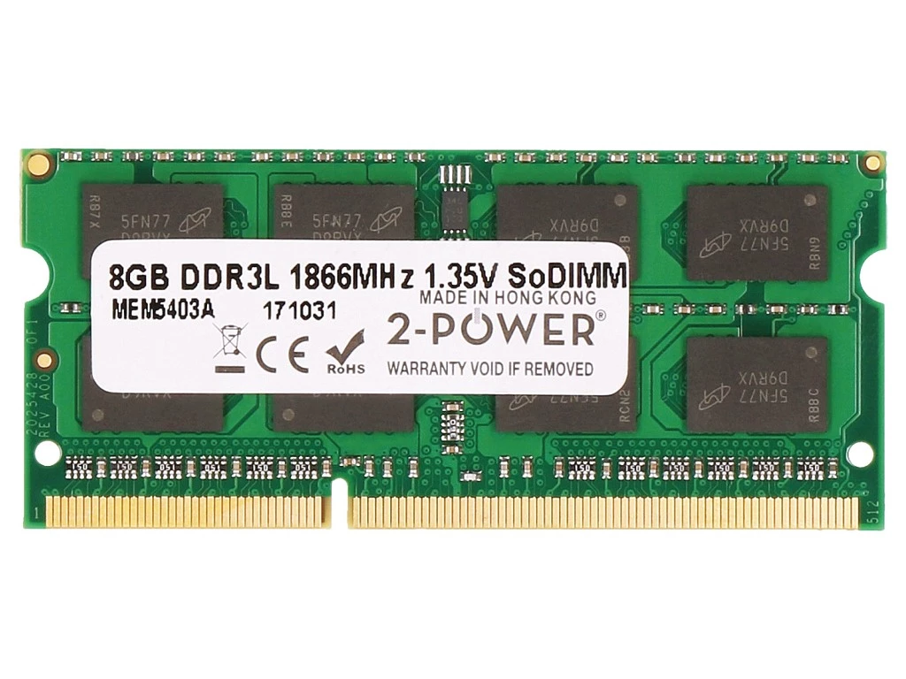 2-Power 8GB DDR3L 1866MHz SODIMM atmiņa