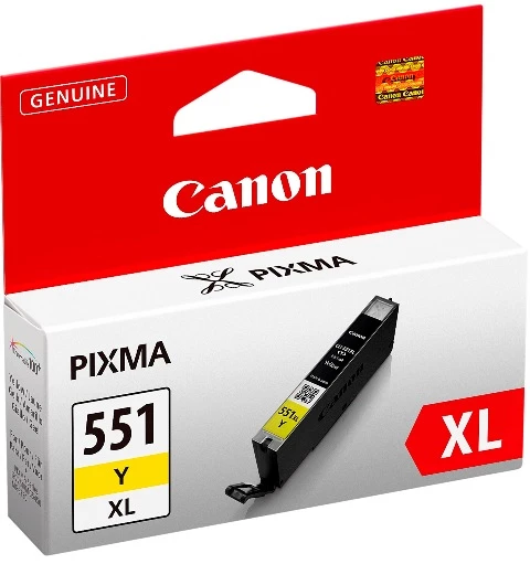 Canon CLI-551XL Y oriģināla dzeltena tintes
