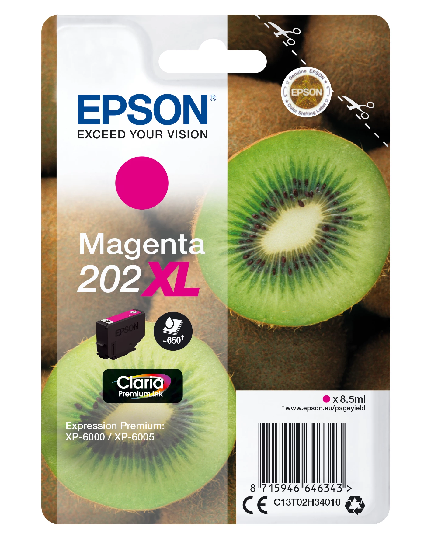 Epson 202XL Claria Premium Magenta tintas