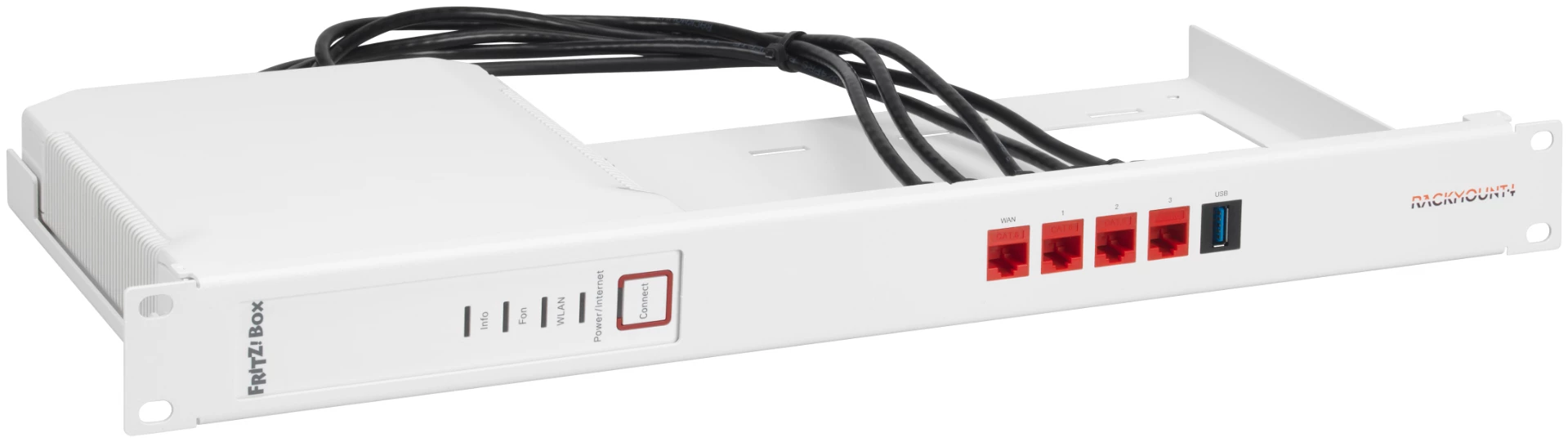 Montāžas komplekts Rackmount.IT RM-FB-T4 1U