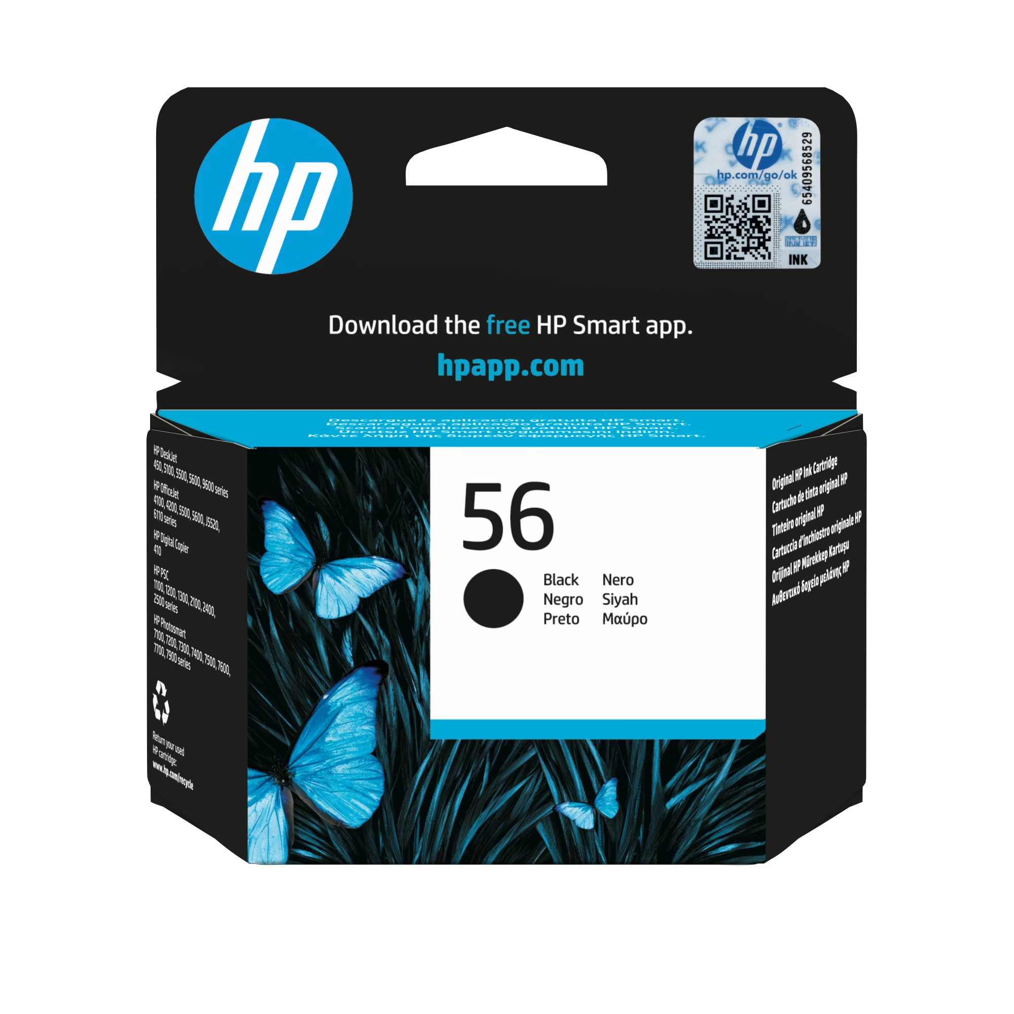 HP 56 Black Original Ink kasetne