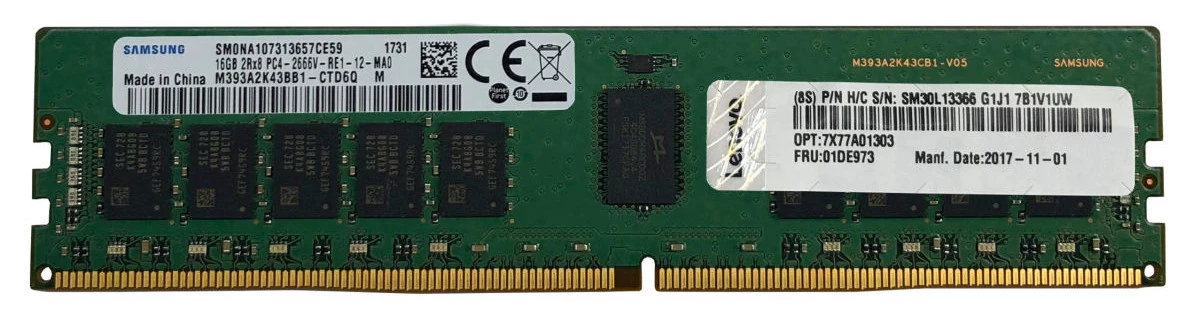 Lenovo 4X77A77494 atmiņas modulis 8 GB