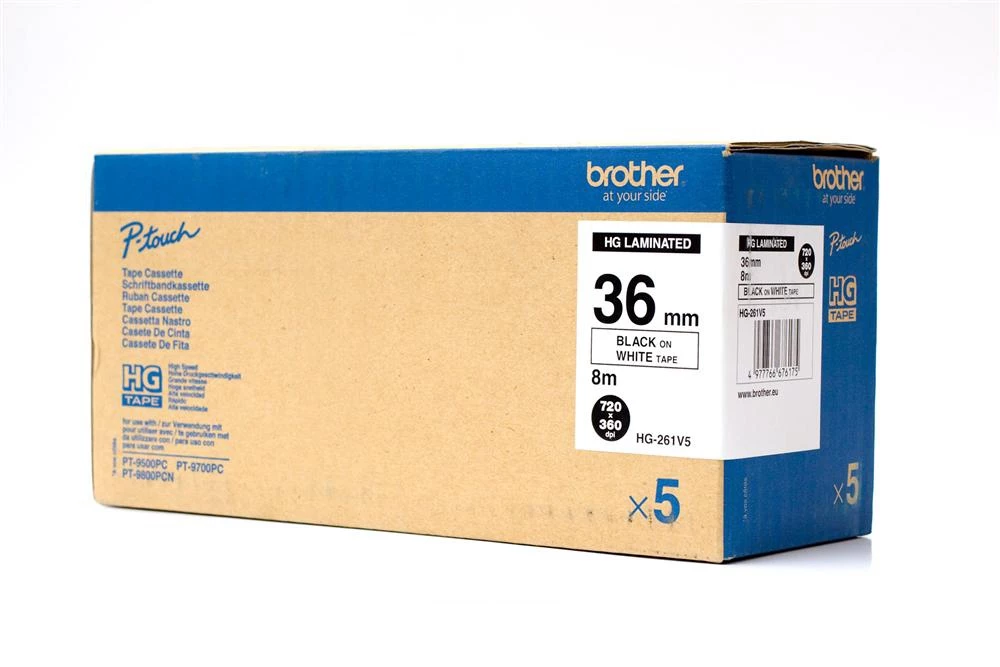 Brother HG261V5 augstas izšķirtspējas lentes kasetne