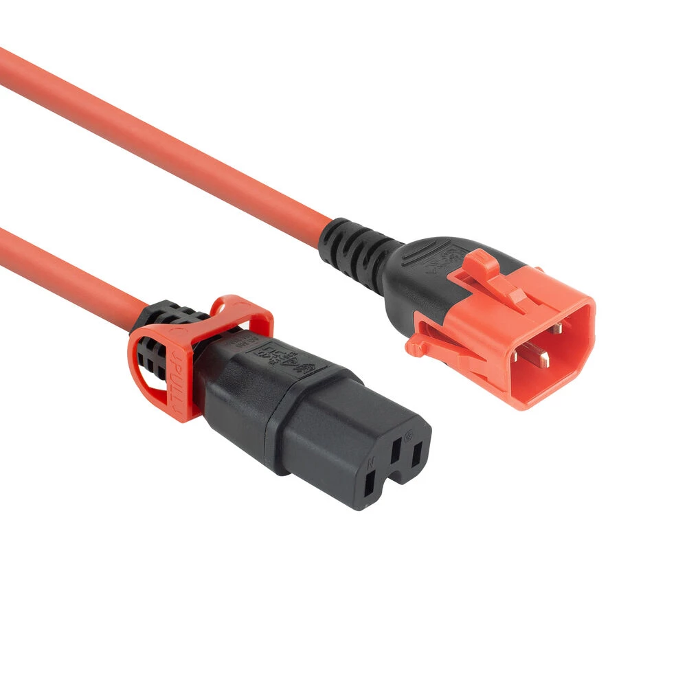 ACT barošanas vads C14 IEC Lock+