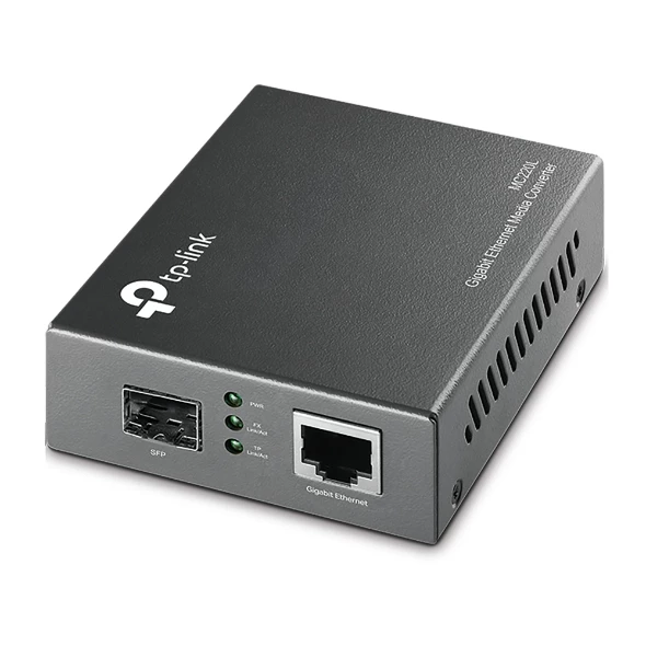 TP-Link MC220L mediju pārveidotājs, 1000BASE-SX/LX/LH, 1x