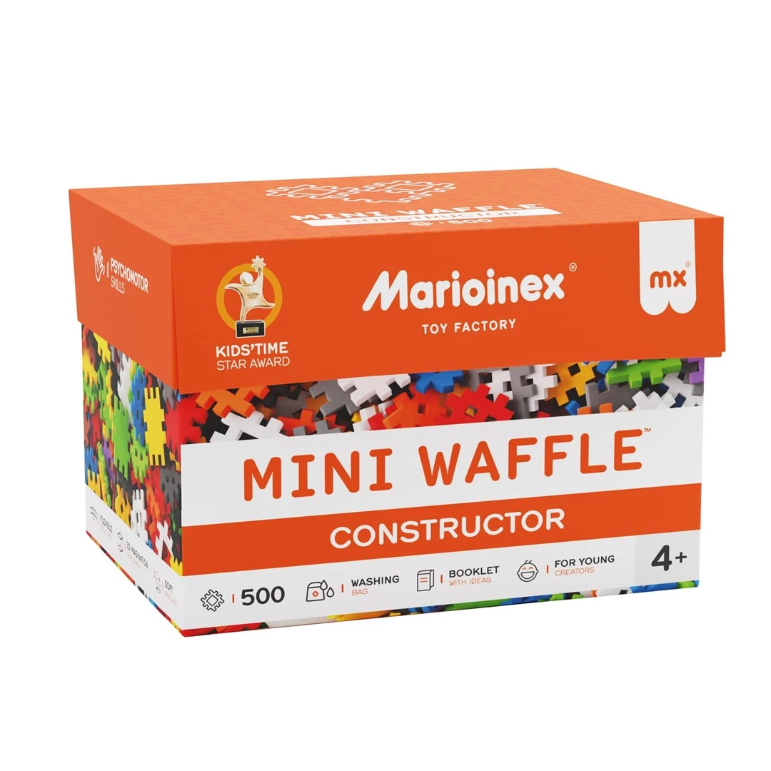 Būvniecības bloku komplekts Marioinex Mini Waffle
