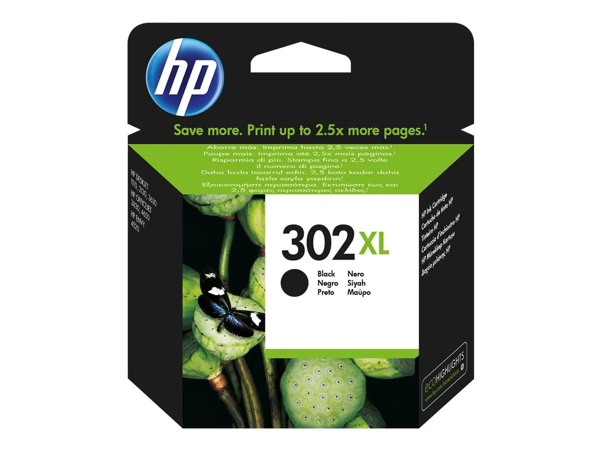 HP 302XL tintas kasetne melna