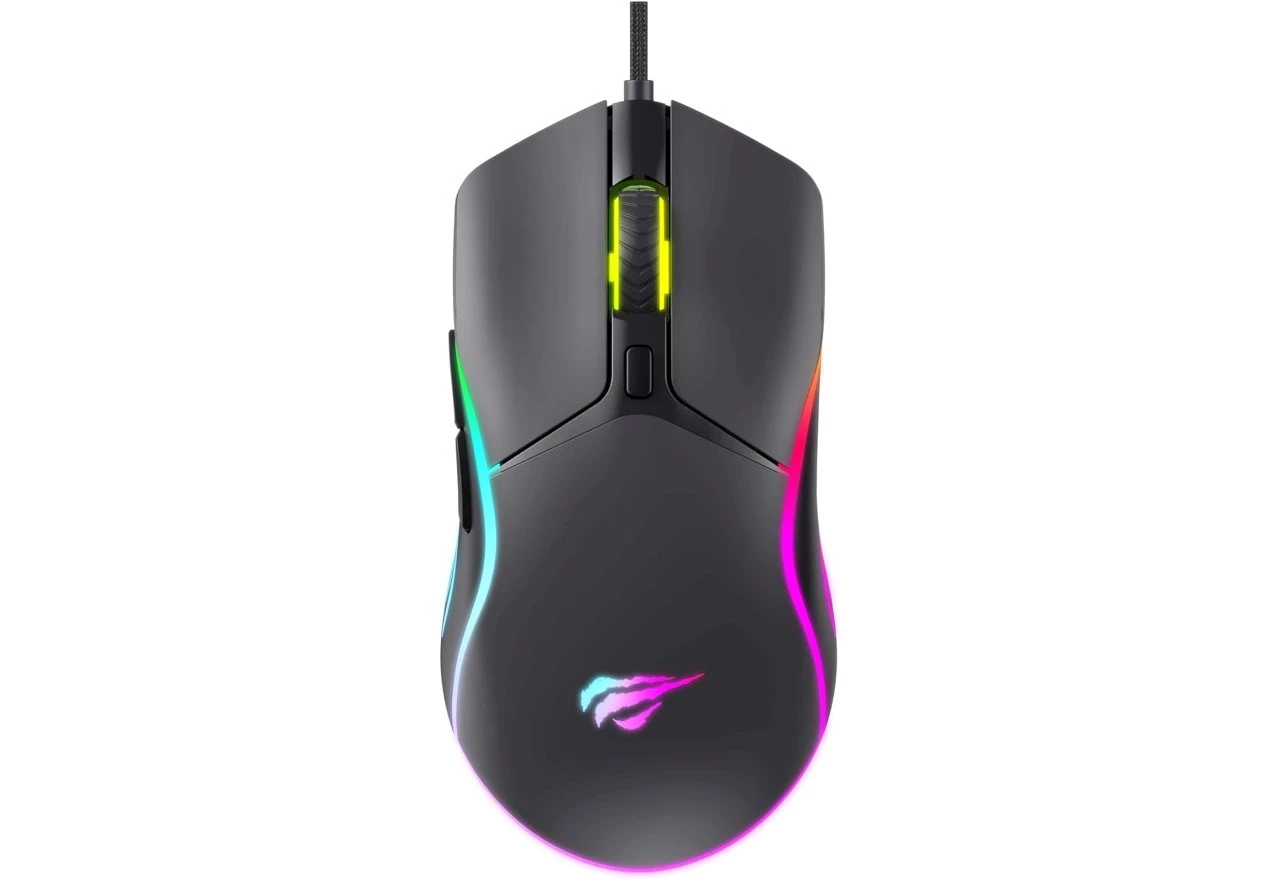 Havit MS1038 gaming pele melna ambidextrous