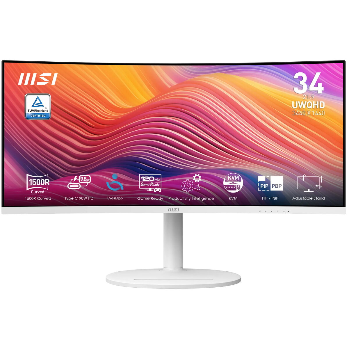 MSI Modern MD342CQPWDE 34 collu izliekts