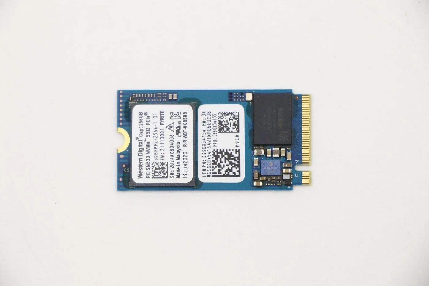Lenovo WD SN530 256G PCIe 2242