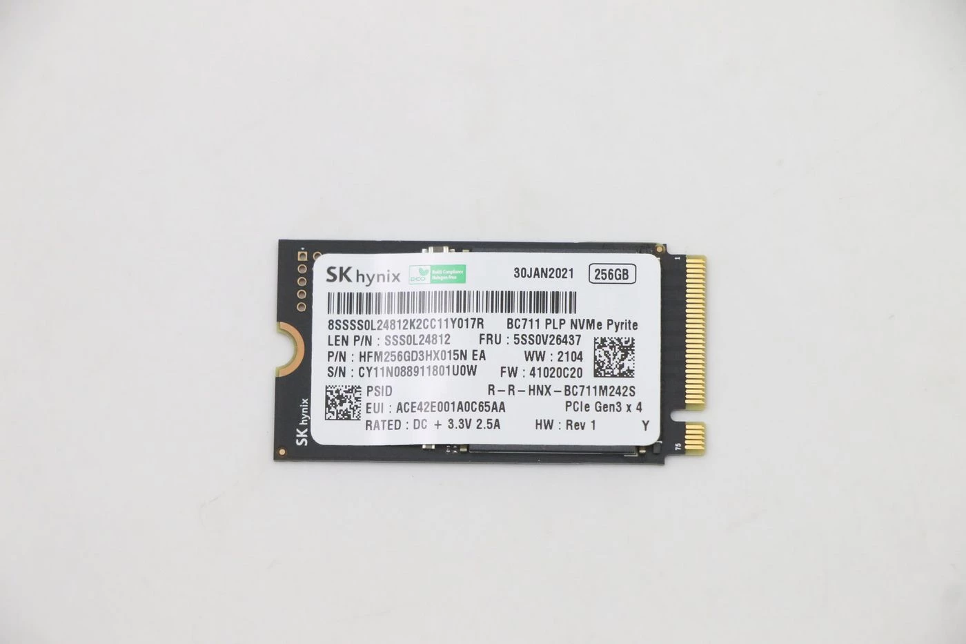 Lenovo SSD 256G M.2 2242