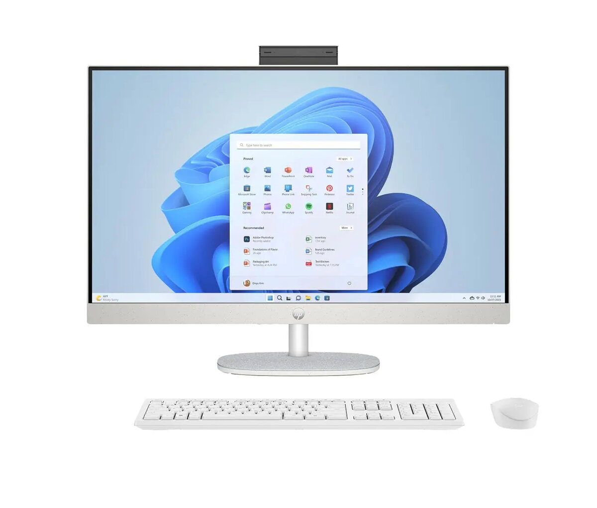 Viss-iekšā-Vienā PC HP 27-cr0222nw — AMD