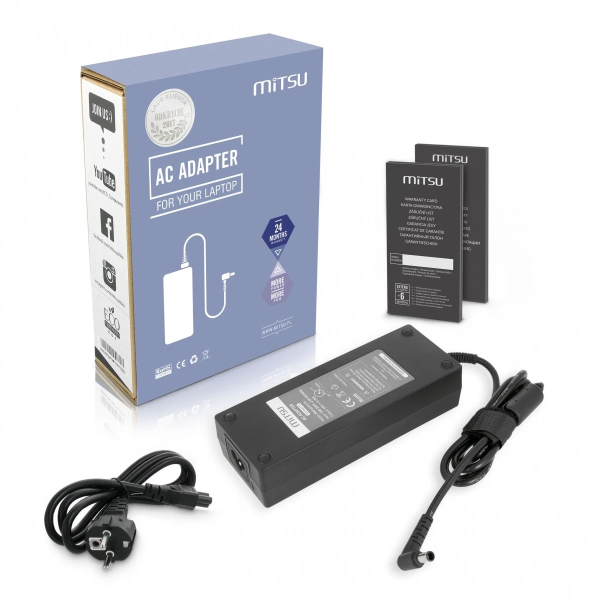 MITSU AC adapter LG klēpjdatoriem, 20V
