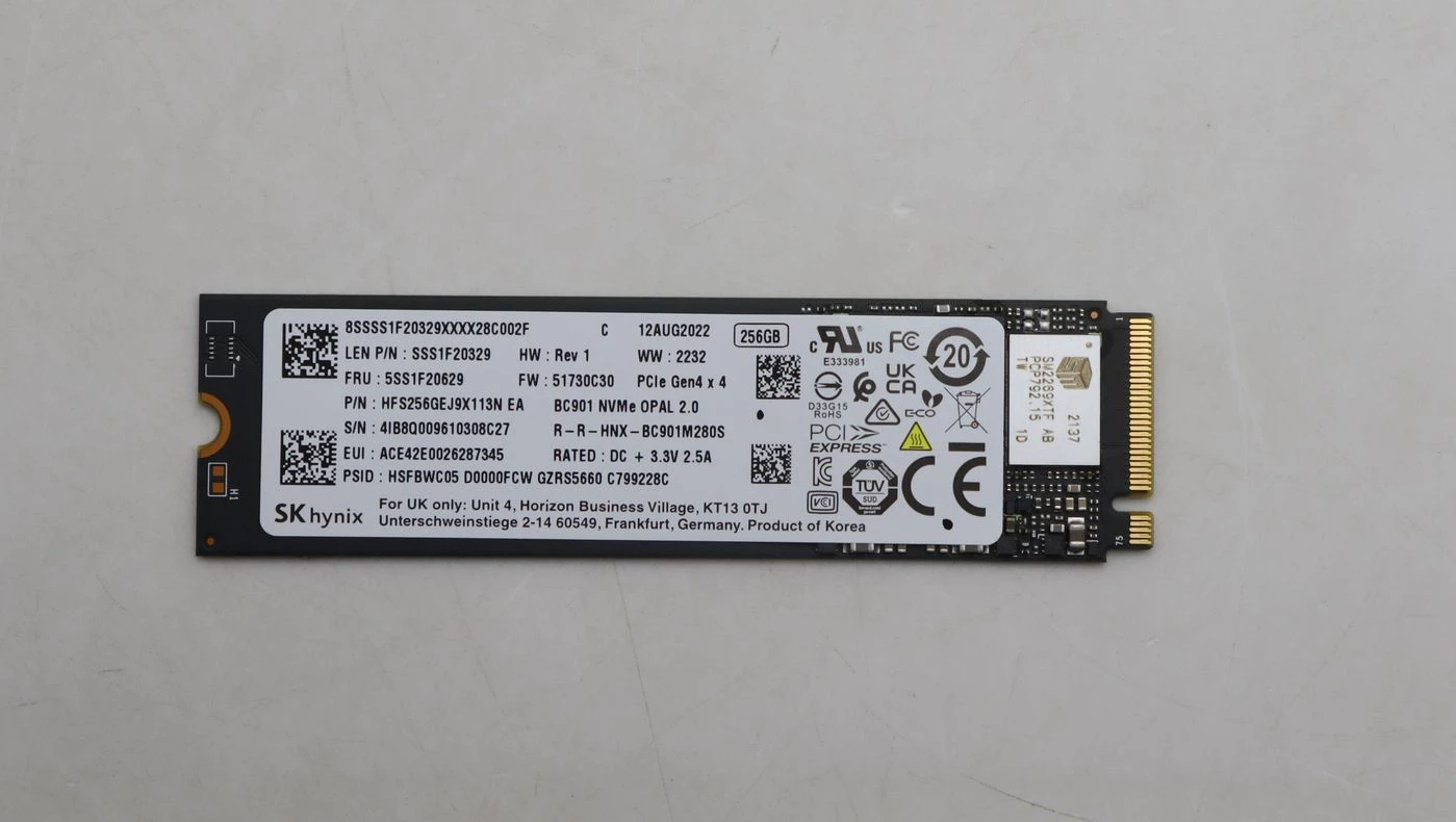 Lenovo SSD 256GB M.2 2280