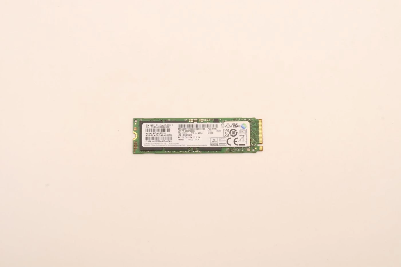 SSD disks Lenovo 512G M.2
