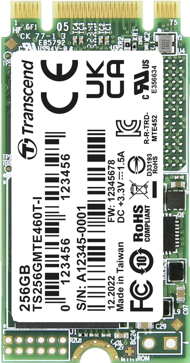 Transcend MTE460T-I 256 GB iekšējais M