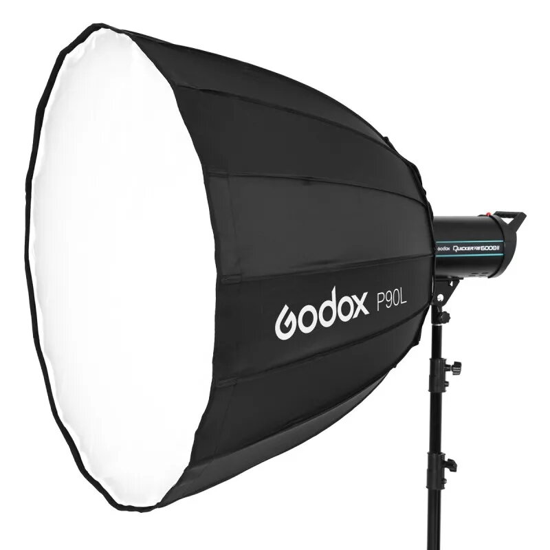 Softbox Godox P90L 90cm Melns Nylons