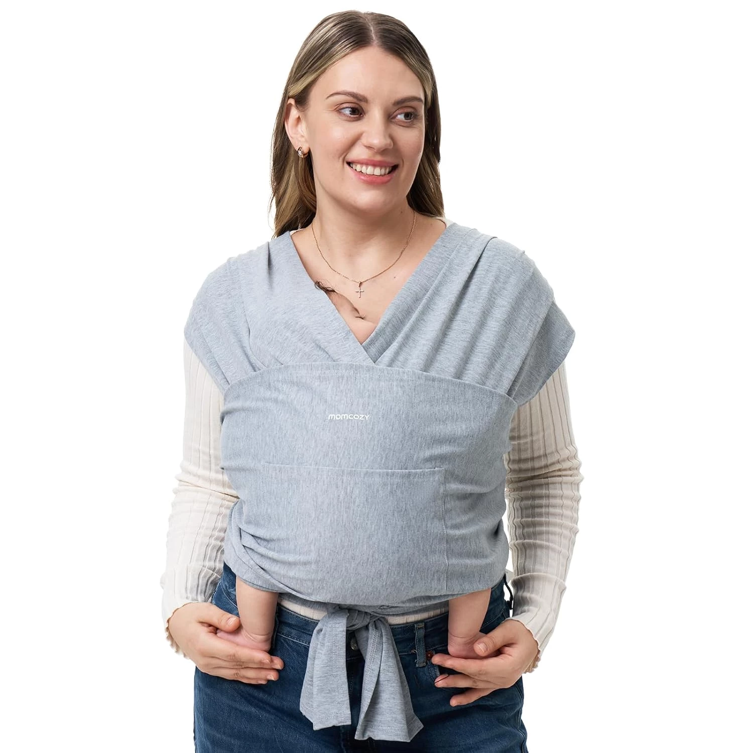 Momcozy mazuļa nēsāšanas šalle Grey