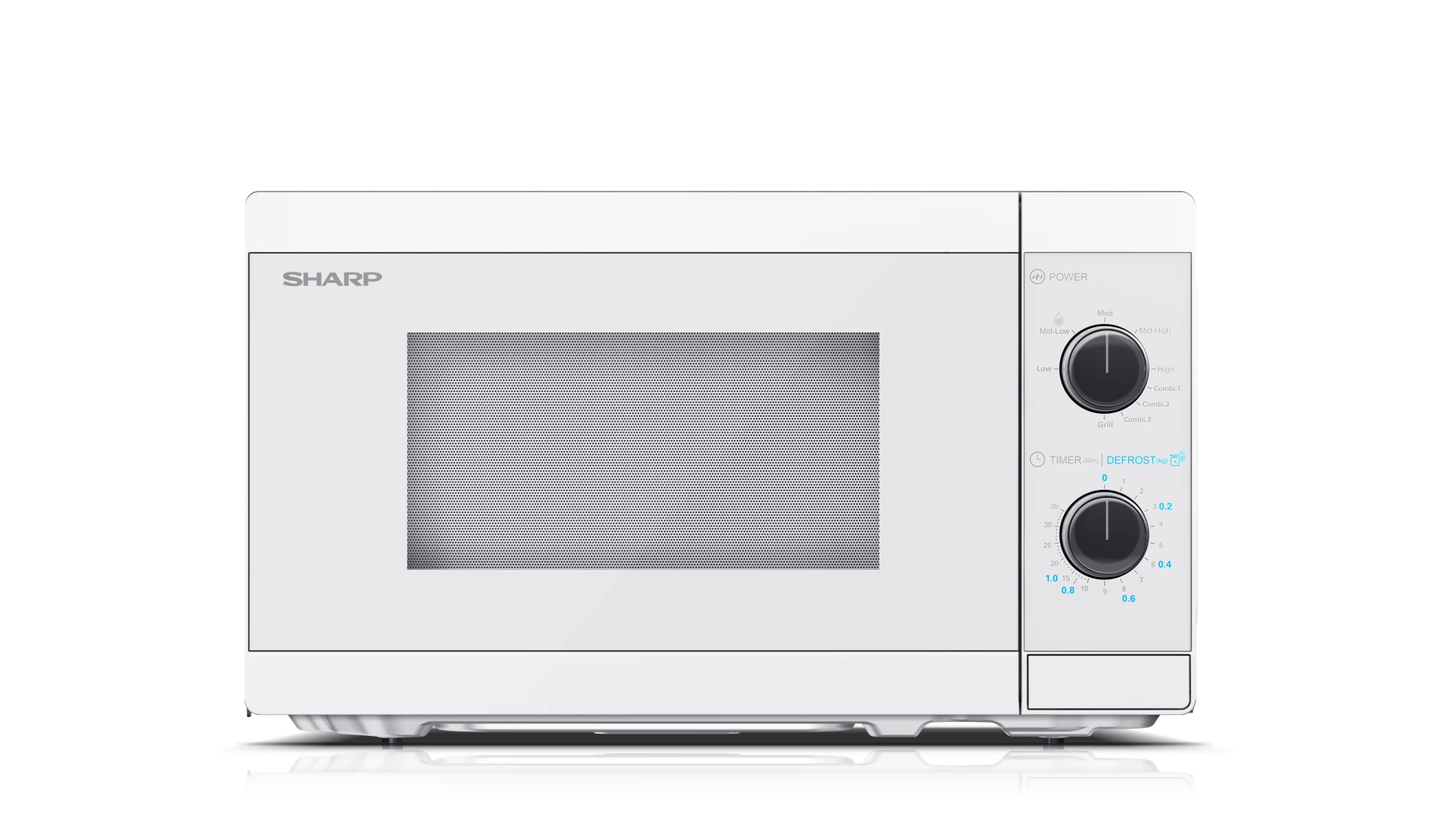 Grila mikroviļņu krāsns Sharp YC-MG01E-C, 800