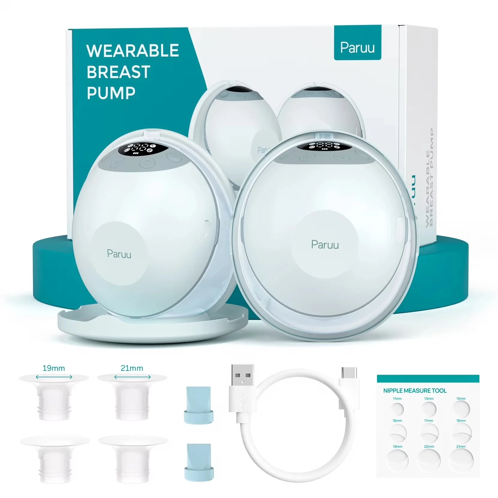 Paruu P20 HANDS-FREE Valkājams Krūts Sūknis