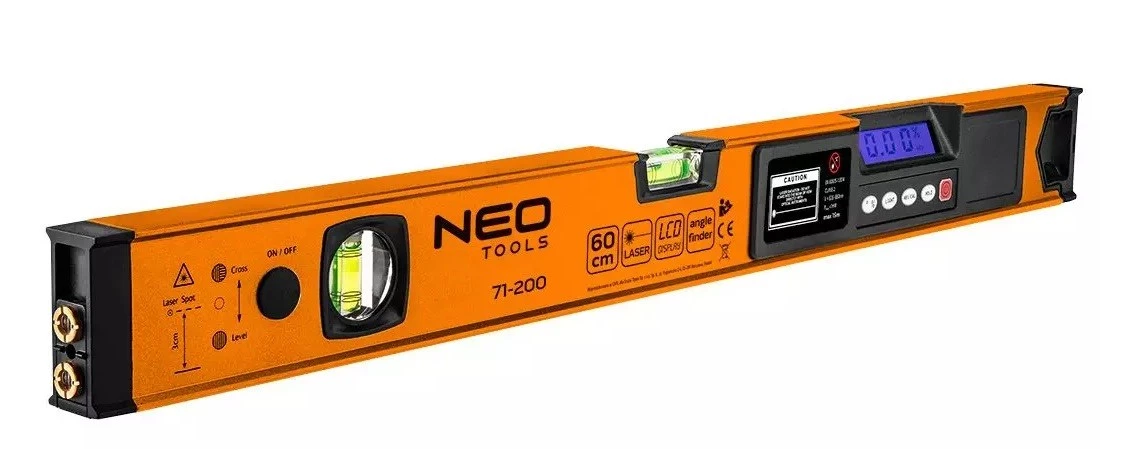 Neo Tools līmeņrādis ar elektronisko displeju