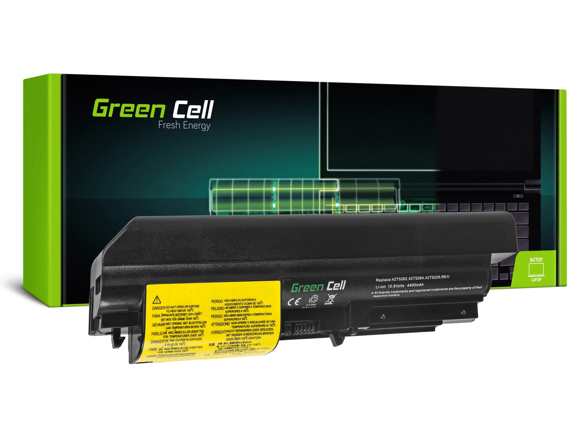 Greencell Akumulators Lenovo ThinkPad R61 T61