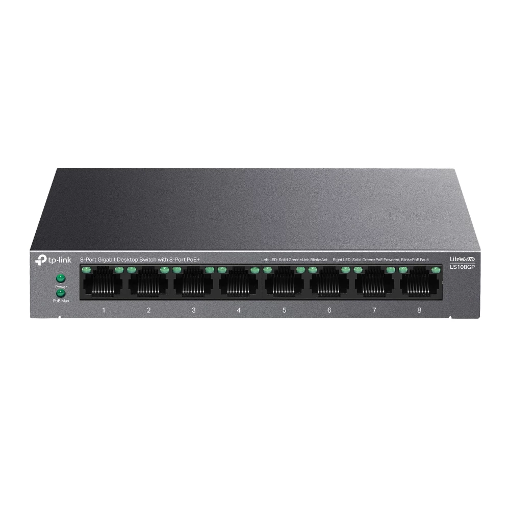 TP-Link LiteWave 8-Port Gigabit Desktop Slēdzis