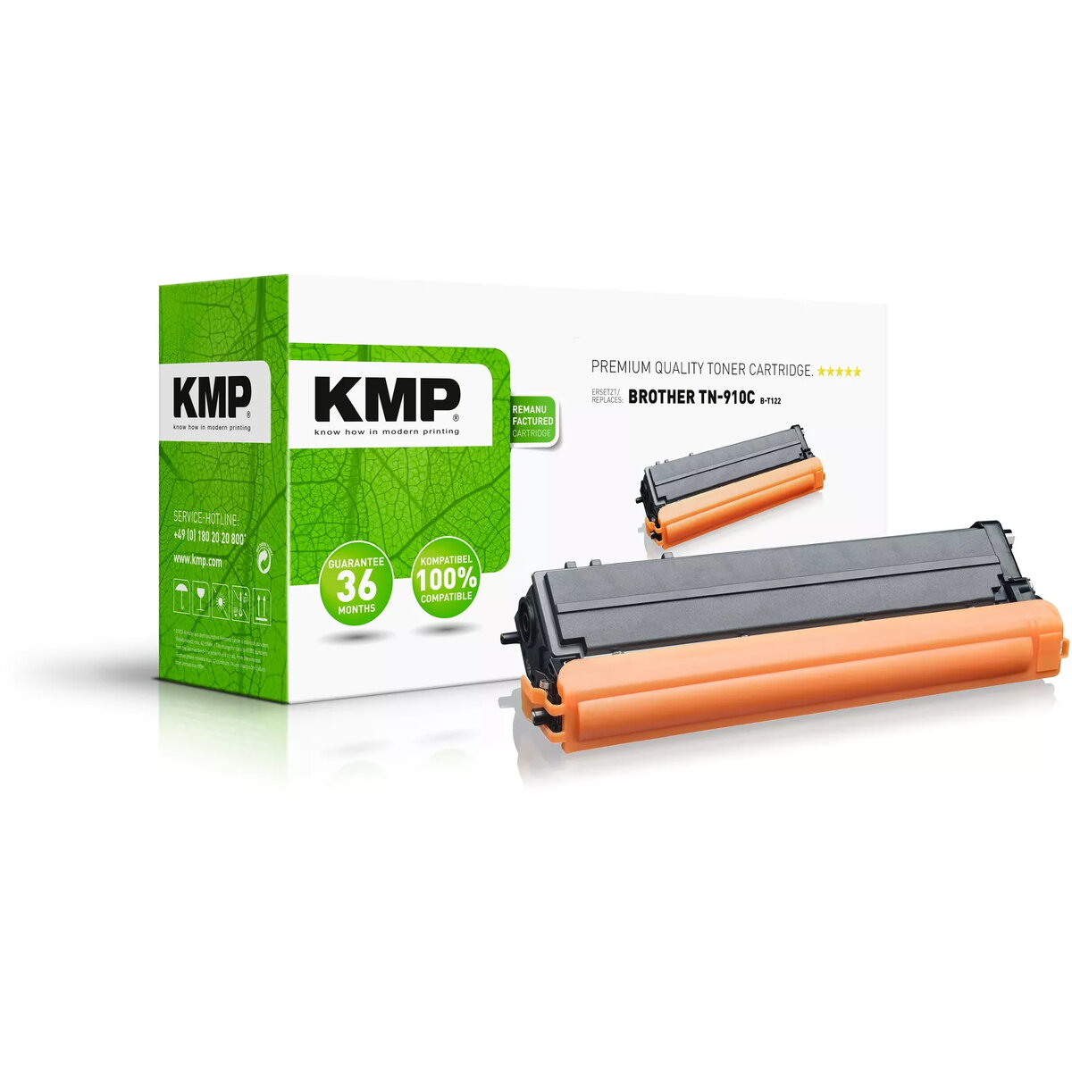 KMP Brother TN-910C ciāna tonera kasetne