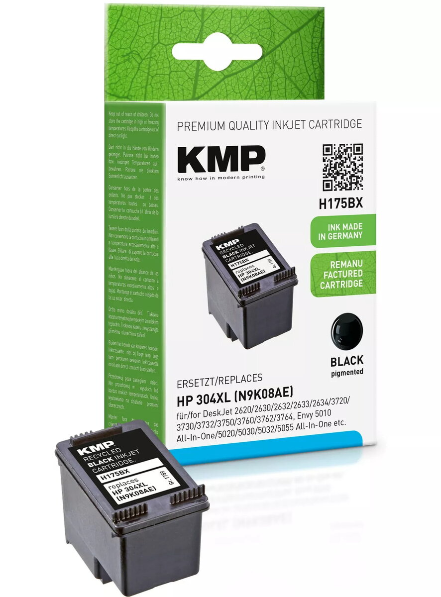 Kasetne KMP HP 304XL melna