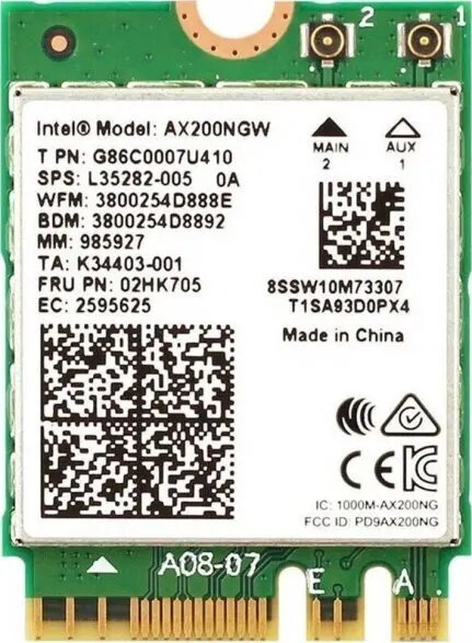 INTEL Wireless‑6 AX201 M.2 2230