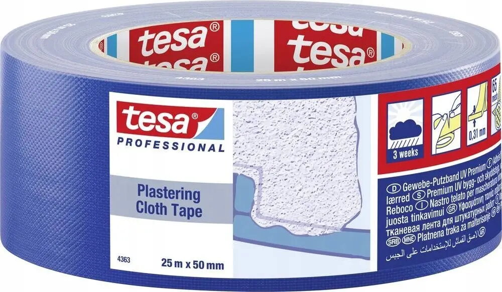 Plastmasas auduma līmlente Tesa 04363 25